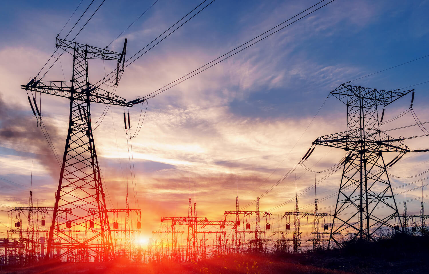 distribution-electric-substation-with-power-lines-transformers